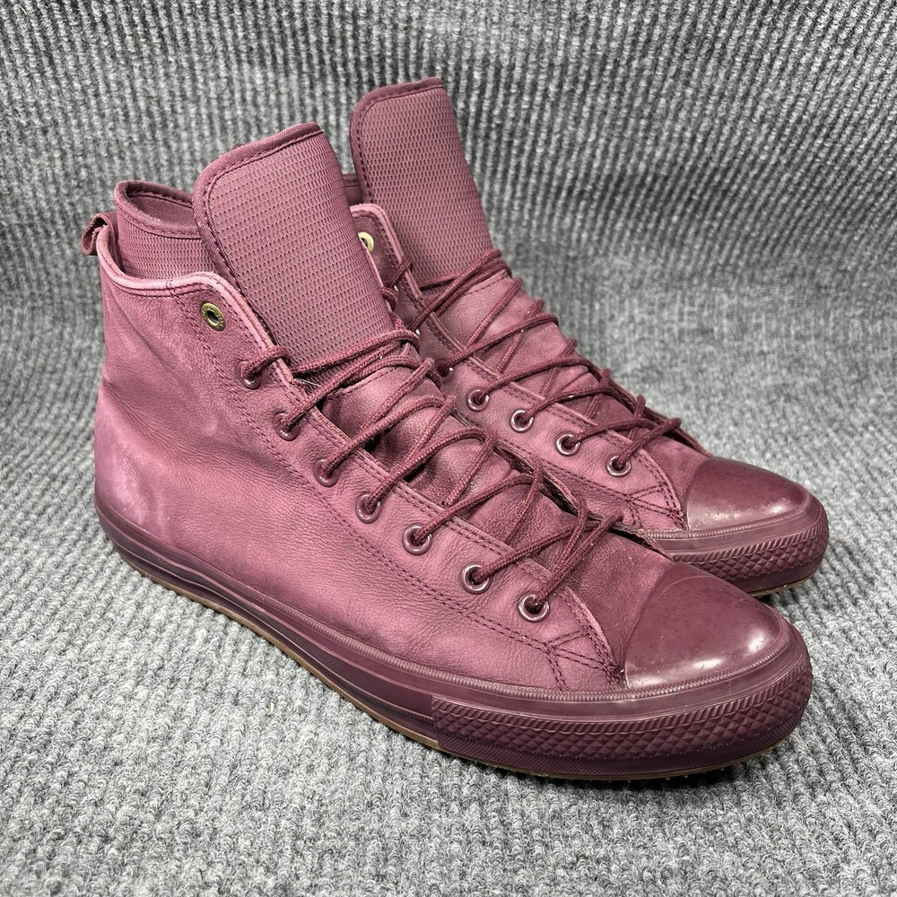 RARE Converse Chuck Taylor 2 Men's Size 13 Plum Gum Lunarlon Waterproof Leather
